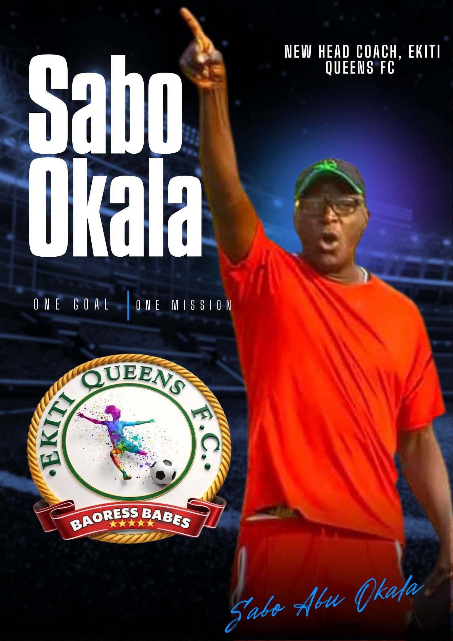 NWFL: Ekiti Queens appoint Sabo Okala head coach