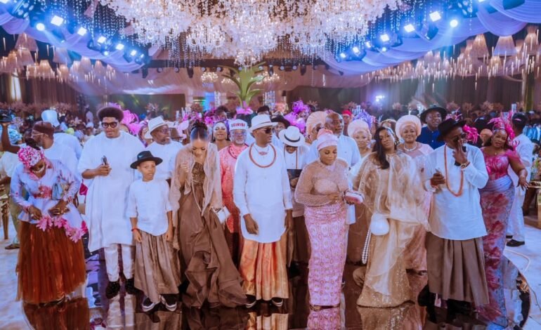 Govs, Traditional Rulers, Others Storm Asaba As Oborevwori’s Son Weds Tobore