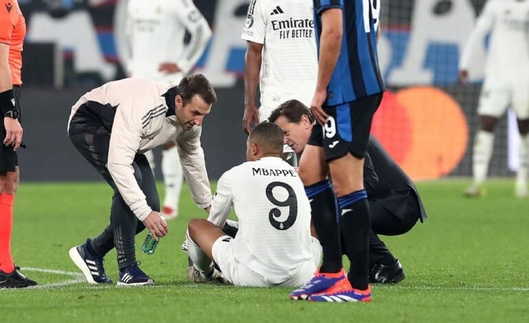 Real Madrid give injury update on Mbappe