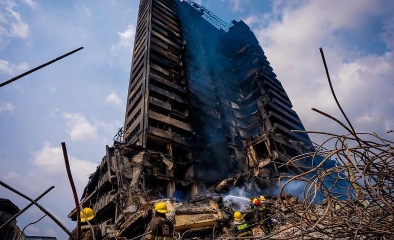 Lagos to demolish GNI building 10 months after fire