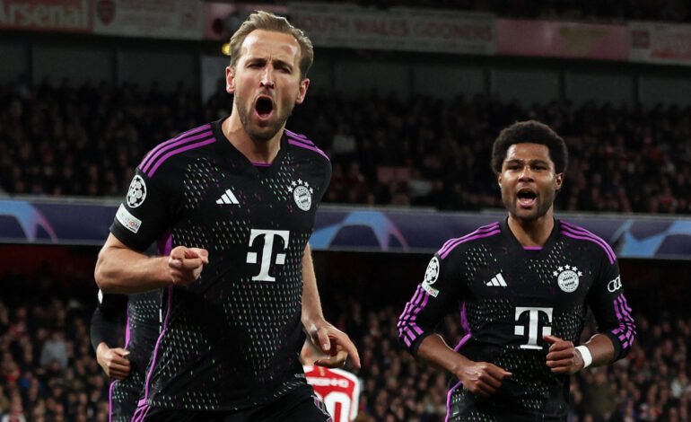 UCL: Kane Reflects On Bayern’s Hard-Fought Draw Against Arsenal